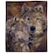 Hastings Home Heavy Fleece Blanket with Pair of Wolves Pattern 8-pound Faux Mink Blanket for Bed (74-in x 91-in) 340171QMO - alternate 1